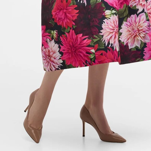 NWOB Jimmy Choo Heels Pumps Classic Romy Stiletto Pump Leather 41 - Picture 2 of 8